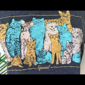 Cat squad tee